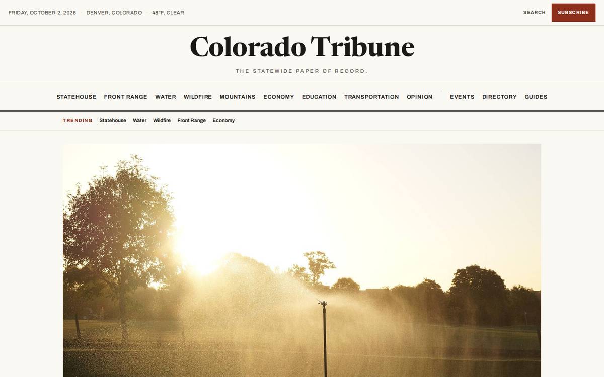 Colorado Tribune homepage